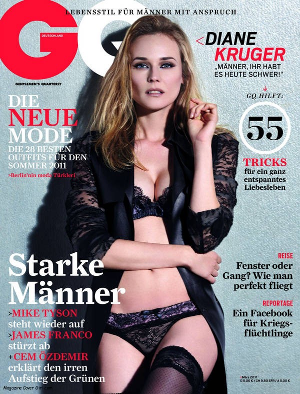 Diane Kruger for GQ Germany March Issue